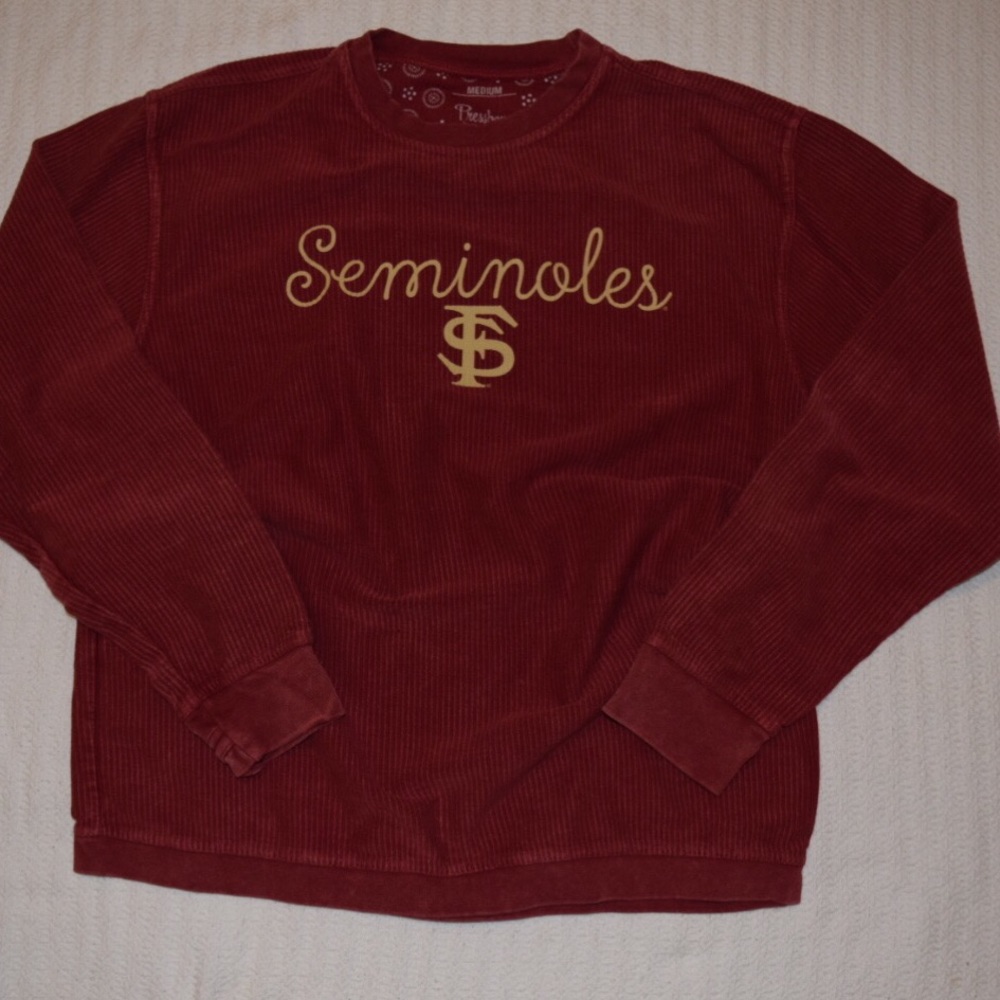 Ribbed FSU Crewneck Sweatshirt